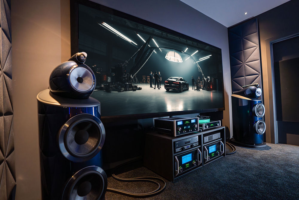 Aladdins Cave Wired by MJD theatre speakers