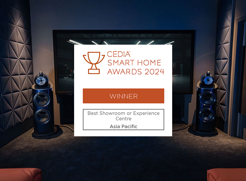 Wired by MJD Wins Best Showroom at the 2024 CEDIA Smart Home Awards – APAC